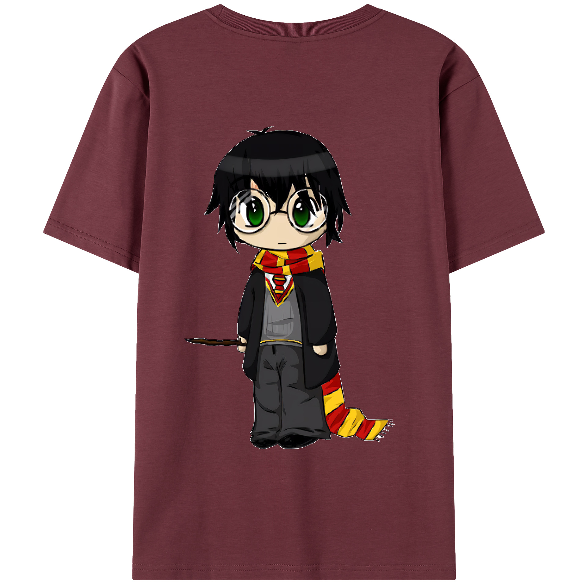 （画像用） Harry Potter ハリー・ポッターシリーズ 綿100％半袖Tシャツ（背面プリント）